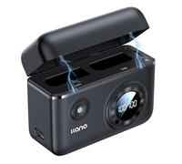 llano EN-EL14 Cargador rápido de 18W con 2 USB -C para Nikon D3200 D3500 D3100 D3300 D3400 D5600 D5100 D5200 D5300 D5500 DF Coolpix P7000 P7100 P7700 P7800 Batería Cargador con Pantalla