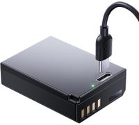 llano LP-E10 Batería USB-C Batería de Repuesto para Canon EOS Rebel T3, T5, T6, T7, Kiss X50, Kiss X70, EOS 1100D, EOS 1200D, EOS 1300D, EOS 2000D, Paquete de 1