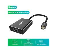Llano Mini Dp To Hdmi Converter Adapter 1080p Hd Ultra Clear Mini Displayport Male To Hdmi Female Connector Cable Adapter