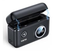 Llano NP-W126S Cargador Doble USB C de 18W, Compatible con Fujifilm X100VI, X100V, X-M5, X-T30 III, X-T50, X100F, X-T3, X-T2, X-E5, X-A7, Pantalla Digital Inteligente, Tapa Magnética