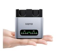 llano Pack de 2 Baterías NP-W126S & Cargador Rápido 20W para Fujifilm X100VI, X100V, X-T30II, X-M5, X-T30, X100F, X-T3, X-T2, X-E4, X-A7, X-PRO3,Carcasa de aleación de aluminio con disipación de calor