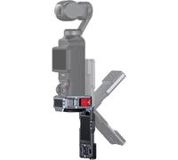 Llano Soporte de Montaje magnético Compatible con dji Osmo Pocket 4/3, Abrazadera adaptadora de Aluminio para Accesorios Pocket3 con imán Potente, ángulo Ajustable de 180°