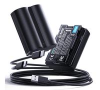 llano USB-C NP-W235 - Batería para cámaras Fujifilm XT5, XT4, XT50, GFX100RF, VG-XT4, X-S20, GFX100S, GFX50S II, X-H2S, X-H2, 2400 mAh, gran capacidad, totalmente decodificada, 2.8 horas de carga