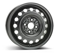 Llanta acero KFZ ALCAR STEEL 14" 4.5J 4x100 ET 39 54 NERO