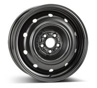 Llanta acero KFZ ALCAR STEEL 16" 6.5J 5x100 ET 48 56 NERO