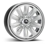 Llanta acero KFZ ALCAR STEEL 16" 6.5J 5x114.3 ET 41 66 SUPERPOLISH