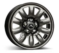 Rueda Hierro Medida 15 para Audi A1 (2 ^ Serie) Sportback (GB) De 2019 IN Poi