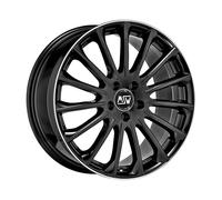 MSW Wheels Llantas MSW 30 8.5x20 5x112 Gloss Black+Diamond Lip DZF