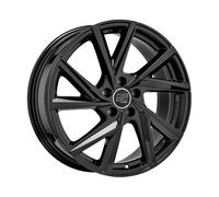 MSW Wheels Llantas MSW 80-5 para Volkswagen Golf V R32 7x17 5x112 Negro Brillo QQX