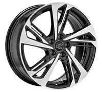 Llanta Aleación Para MG Hs 8 , 0J18" 5X112 40 57,10 MSW 60 GLOSS BLACK Full Pol