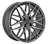 Llanta Aleación Para Nissan Notas 7 , 5J18" 4X100 42 63,40 MSW 50-4 MATT GUN Met