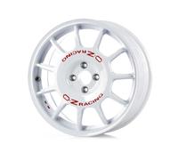 Llanta Aleación Para Rio 7 , 0J17" 4X100 30 68 OZ Leggenda Race White Red Lucida