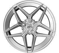 LLANTAS ANTERA A107 PARA BMW I4 9.5X19 5X112 SILVER ICE S00