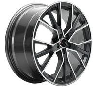 LLANTAS AVUS AF18 PARA AUDI Q5 9.5X21 5X112 MATT ANTHRACITE POLISHED 3PN