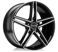 Llanta aluminio AVUS AC-515 17" 7.5J 5x112 ET 53 66.6 BLACK POLISHED