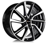 Llanta aluminio AVUS AC-518 17" 7.5J 5x114.3 ET 40 73.1 BLACK POLISHED