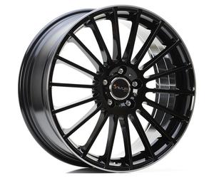 Llanta aluminio AVUS AC-M03 19" 8J 5x114.3 ET 40 73.1 BLACK LIP POLISHED