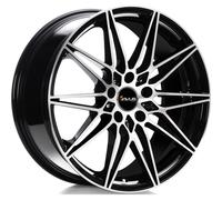 Llanta aluminio AVUS AC-MB5 20" 8.5J 5x120 ET 33 72.6 BLACK POLISHED