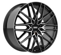 Llanta aluminio BENTLEY Continental 22" - FONDMETAL CRATOS GLOSSY BLACK MACHINED