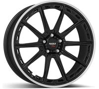 LLANTAS DOTZ SONOMA DARK 8X19 5X108 BLACK MATT/POLISHED LIP X0X