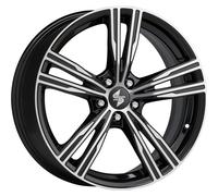Llanta aluminio ETA BETA AMOS 19" 8J 5x108 ET 48 63.4 SHINY BLACK FULL POLISH