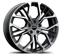 Llanta aluminio FIAT 124 16" - GMP MATISSE MATT ANTHRACITE POLISHED