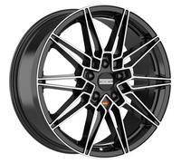 Llanta aluminio FONDMETAL THOE 19" 9J 5x112 ET 41 66.5 GLOSSY BLACK MACHINED