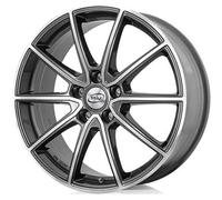 Llanta aluminio VOLVO EX30 18" - MIM SANTIAGO GRAPHITE LUCIDO DIAMANTATO