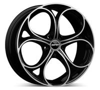 Llanta aluminio GMP DRAKE 18" 8J 5x110 ET 40 65.1 BLACK DIAMOND