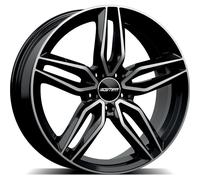 Llanta aluminio GMP FASTEN 17" 7.5J 5x114.3 ET 40 73.1 BLACK DIAMOND