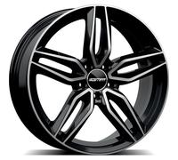 Llanta aluminio GMP FASTEN 18" 8J 5x112 ET 35 66.6 BLACK DIAMOND