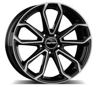 GMP Llanta aluminio FURIOSA 22" 9J 5x112 ET 26 66.5 Black Diamond