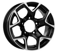 Llanta aluminio GMP SJ15 15" 5.5J 5x139.7 ET 5 108 BLACK DIAMOND