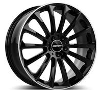 Llanta aluminio GMP STELLAR 17" 7.5J 5x112 ET 35 66.6 BLACK DIAMOND LIP