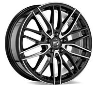Llanta aluminio HYUNDAI i40 17" - MSW MSW 72 GLOSS BLACK FULL POLISHED