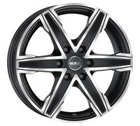 Llanta aluminio MAK KING6 20" 9J 6x114.3 ET 47 66.1 ICE BLACK
