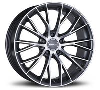 Llanta aluminio MAK MUNCHEN 19" 9.5J 5x120 ET 45 72.6 GUN METALLIC MIRROR