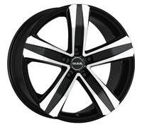 LLANTAS MAK STONE 5 PARA FIAT DUCATO CAMPER PCD 130 7X17 5X130 BLACK MIRROR HIU