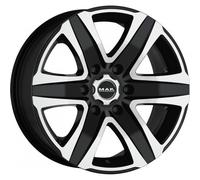 MAK Llantas Stone 6 8.5X20 6X139,7 Black Mirror para Volkswagen Amarok KAM