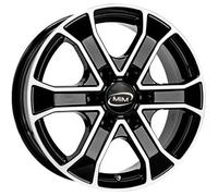 Llanta aluminio MITSUBISHI Pajero 16" - MIM HARD BLACK POLISH