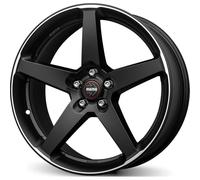 Llanta aluminio MOMO WHEELS FIVE 18" 8J 5x112 ET 25 79.6 NERO OPACO DIAMANTATO