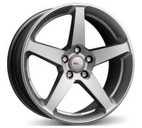 Llanta aluminio MOMO WHEELS FIVE 20" 8.5J 5x112 ET 45 72.3 TITAN SILVER OPACO