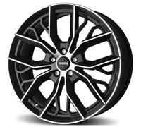 Llanta aluminio MOMO WHEELS MASSIMO 18" 8J 5x110 ET 30 65.1 NERO OPACO DIAMANTAT