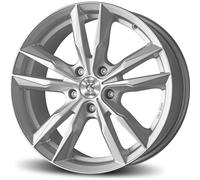 Llanta aluminio MOMO WHEELS REDS FAST 16" 6.5J 5x100 ET 40 72.3 ARGENTO LUCIDO