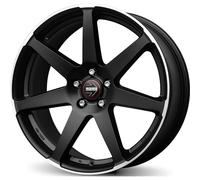 Llanta aluminio MOMO WHEELS SEVEN 19" 8.5J 5x112 ET 35 79.6 NERO OPACO DIAMANTAT