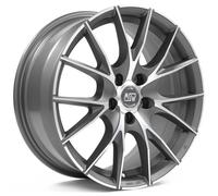 LLANTAS MSW MSW 25 PARA ALFA ROMEO 9x18 5x110 MATT TITANIUM FULL POLISHED TMS