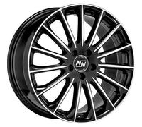 MSW Wheels Llantas MSW 30 para Mercedes-Benz EQA 9x19 5x112 Negro Brillante Pulido Total