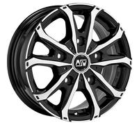 Llanta aluminio MSW MSW 48 VAN 16" 6.5J 5x118 ET 55 71.1 GLOSS BLACK FULL POLISH