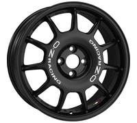 Llanta aluminio OZ RACING LEGGENDA 17" 7J 4x100 ET 42 68 MATT BLACK WHITE LETTER