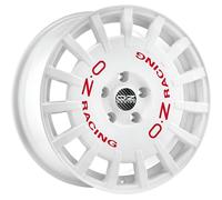 Llanta aluminio OZ RACING RALLY RACING 17" 8J 4x108 ET 25 75 RACE WHITE RED LETT